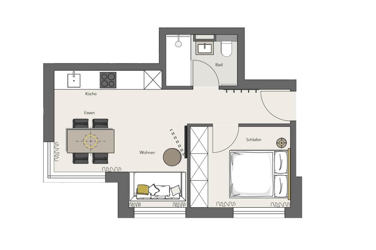 Modern Apartment Near Downtown Múnich Exterior foto